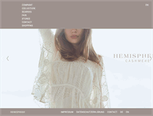 Tablet Screenshot of hemisphere.de